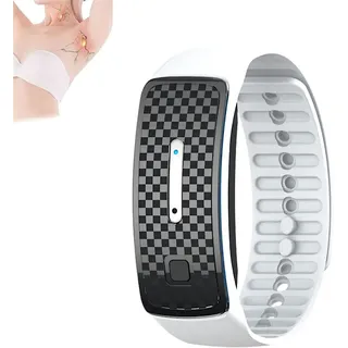 Matteo Ultraschall-Körperform-Armband, Lymphdrainage, magnetisches Armband, magnetisches Lymph-Detox-Drainagearmband für alle Männer und Frauen (weiß)
