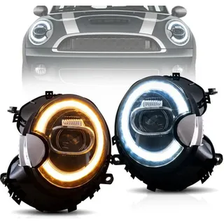 LLCTOOLS VOLL LED-Scheinwerfer für BMW Mini Cooper R55 R56 R57 R58 R59 2007-2013