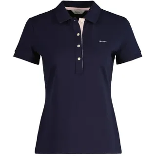 GANT Contrast Collar Kurzarm-poloshirt Evening Blue S