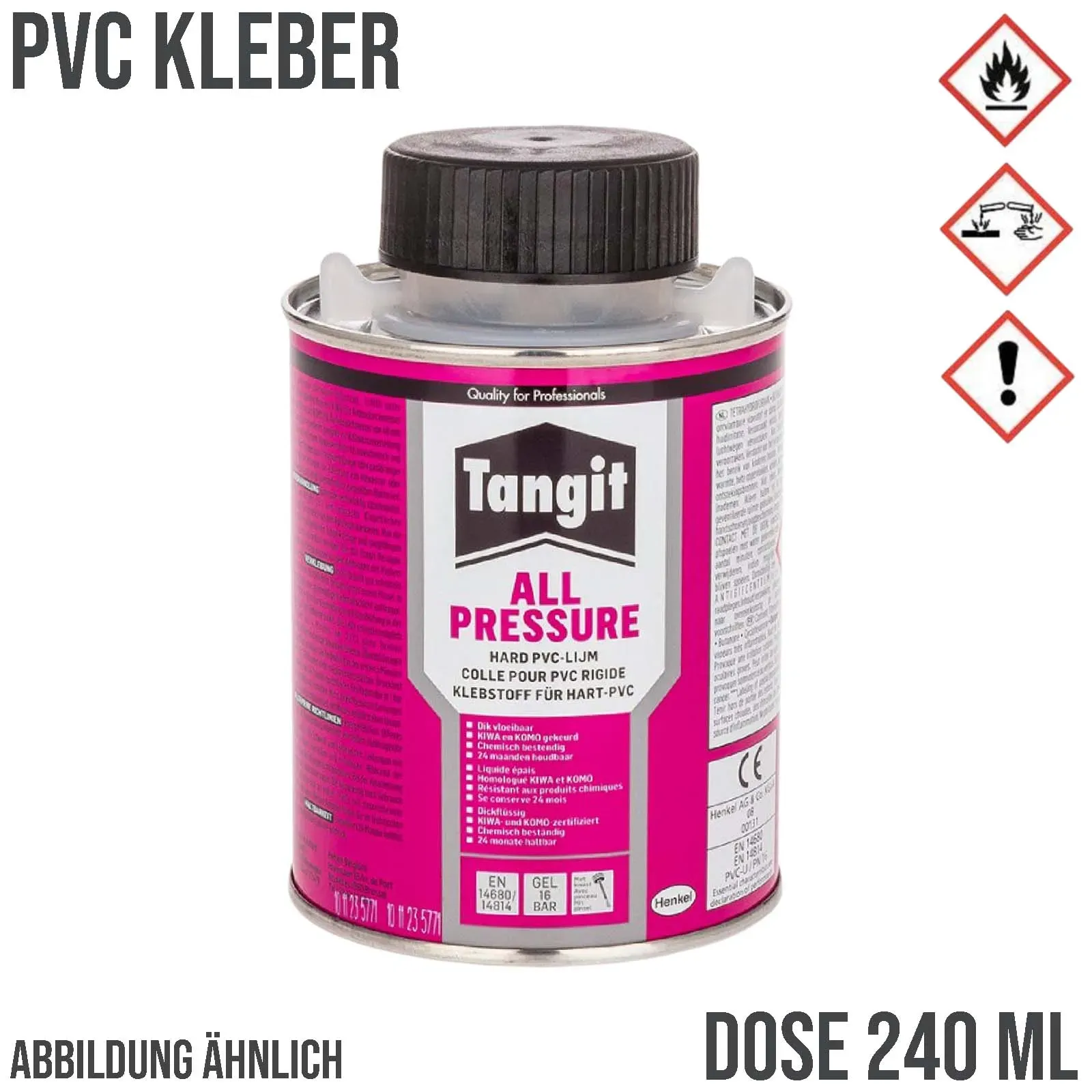 240 ml PVC Kleber TANGIT Spa Pool Schwimmbad Klebe Flex Schlauch Rohr