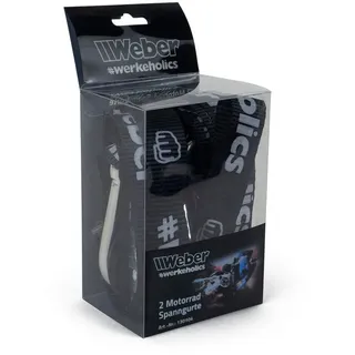 Weber #Werkeholics-Motorrad-Spanngurte 2 Stück