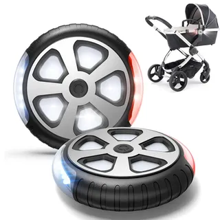 Aiworthy Kinderwagenlicht(2 Stück), LED Kinderwagen Licht Sehen und Gesehen Werden mit Dem Kinderwagen, für Alle Kinderwagen, Kinderwagen Zubehör