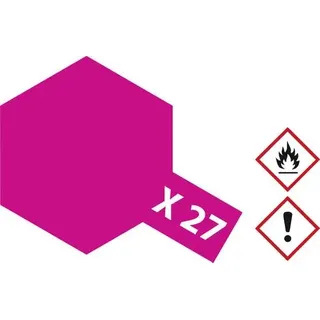TAMIYA X-27 Klar-Rot glänzend 23ml