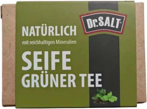 Dr. SALT Naturseife Grüner Tee 93g