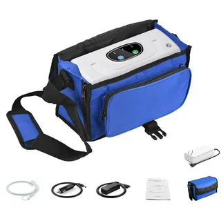 Tragbarer Sauerstoffkonzentrator,3 l/min Tragbarer kontinuierlicher Typ Tragbarer Sauerstoffkonzentrator,35% Zuhause und Reisen