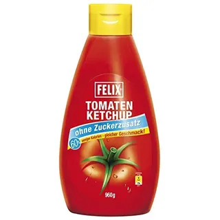Felix Ketchup Zurckerreduziert | ohne Zuckerzusatz 60% weniger Zucker | 1 x 960