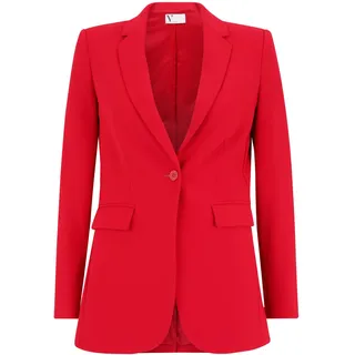 Vera Mont Damen Longblazer mit Taschen Red Rose,38 - 38