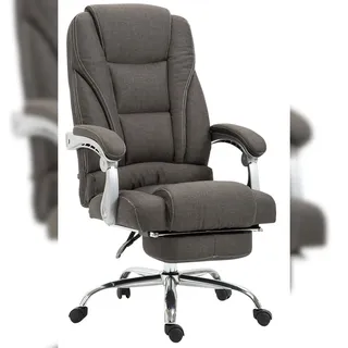 Stoff mit Fußablage dunkelgrau