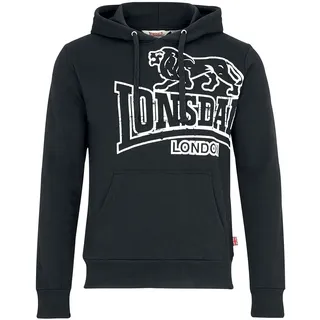 Lonsdale Tadley Hoodie Schwarz 4XL
