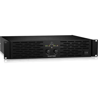 Behringer KM1700 -p????tevahvistin, Stereoverstärker, Schwarz