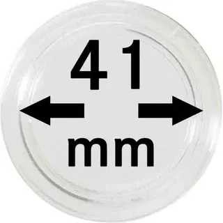 Lindner 2250041P Münzkapseln 41 mm, 10er-Packung