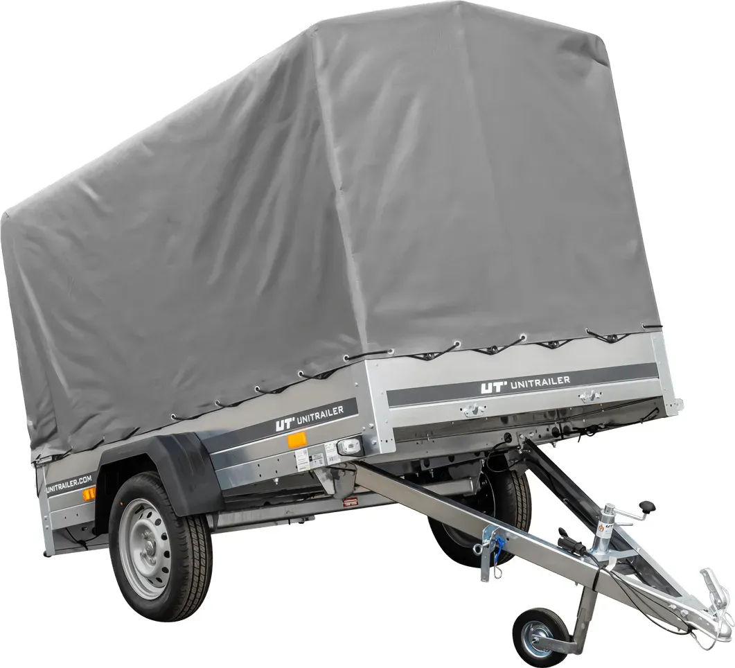 PKW-Anhänger 230x125 UNITRAILER GARDEN 230 KIPP mit grauer Hochplane 110 cm