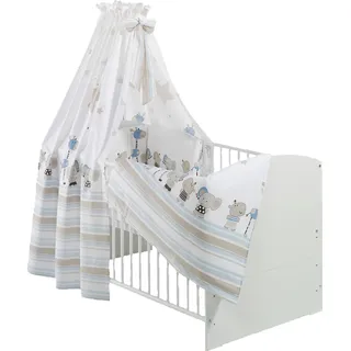 weiß inkl. Komplettset banjo blau