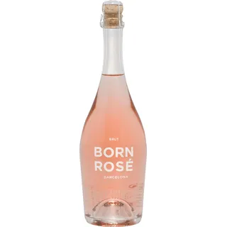 Born Rosé | Brut Sparkling Organic Rosé Wine | Der Organic Wine, der Ihren Sommer verändert (1 x 0,75L) (Packung mit 6)