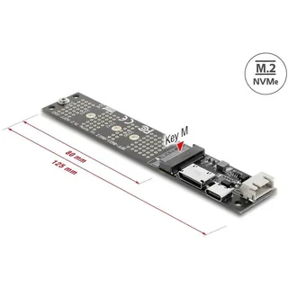 DeLock OCuLink M.2 Key M NVMe SSD Konverter Converter