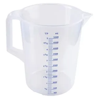 Contacto Messbecher 3078/500, 5 Liter, Kunststoff, unzerbrechlich und sterilisierbar