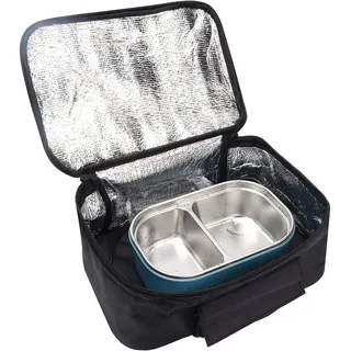Auto-Mikrowelle, tragbare Mini-Auto-Mikrowelle 12V Elektroofen Schnelle Erwärmung Picknick-Box für Reisen Camping Essen Kochen Schwarz