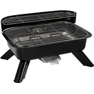 Princess 01.112252.01.001 Elektro, Holzkohle Grill mit Windschutz, mit Standfuß, mit manueller Temperatureinstellung Schwarz
