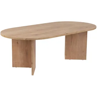 HANAH Home Eleganter Couchtisch, Sapphire Oak, 119 x 39,8 x 60 cm | 100% melaminbeschichtete Spanplatte, 18 mm Stärke | stilvoll & funktional für Moderne Wohnräume