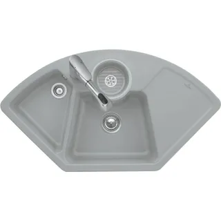 V&B Eckspüle Solo Eck Spülbecken, fossil CeramicPlus