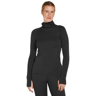 Icebreaker 300 Merinofine Polar Roll Neck Langarm-baselayer - Black - L