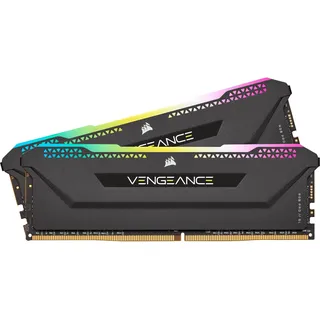 32GB (2x16GB) DDR4 3200 MHz, DDR4-RAM, DIMM), RAM, Schwarz