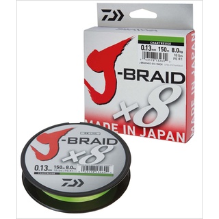 Daiwa J-Braid Chartreuse,