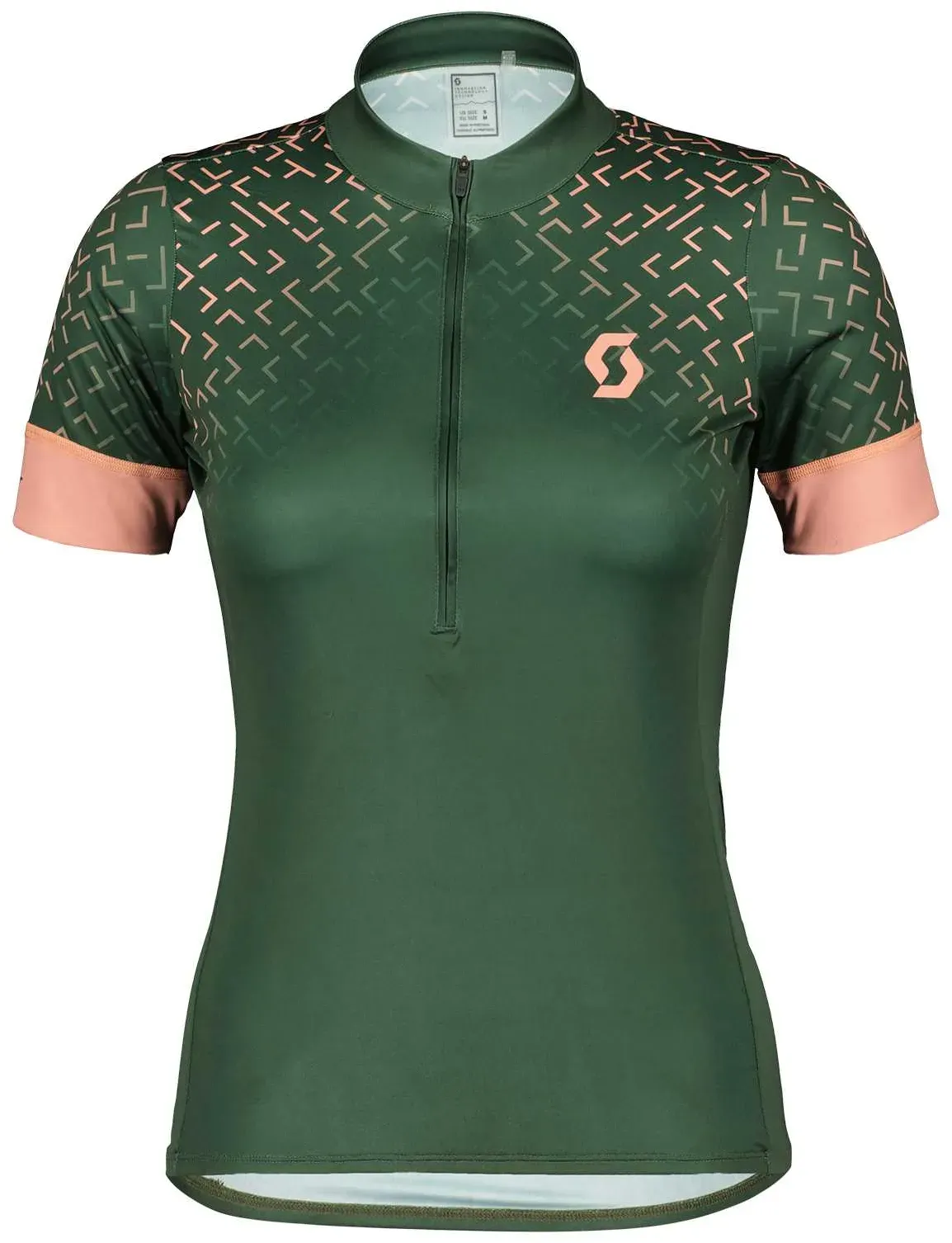 Scott Endurance 20 Fahrrad Trikot kurz Damen smoked green/crystal pink- Gr. L