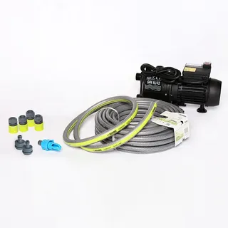 BettwarenShop Füll- und Entleerset für Wasserbetten mit Elektro-Pumpe, Komplettset