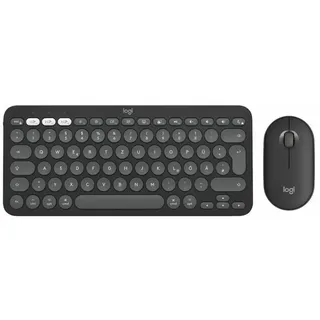 Logitech Pebble 2 Combo for Mac Graphite - Slim Bluetooth®-Tastatur und -Maus für Mac