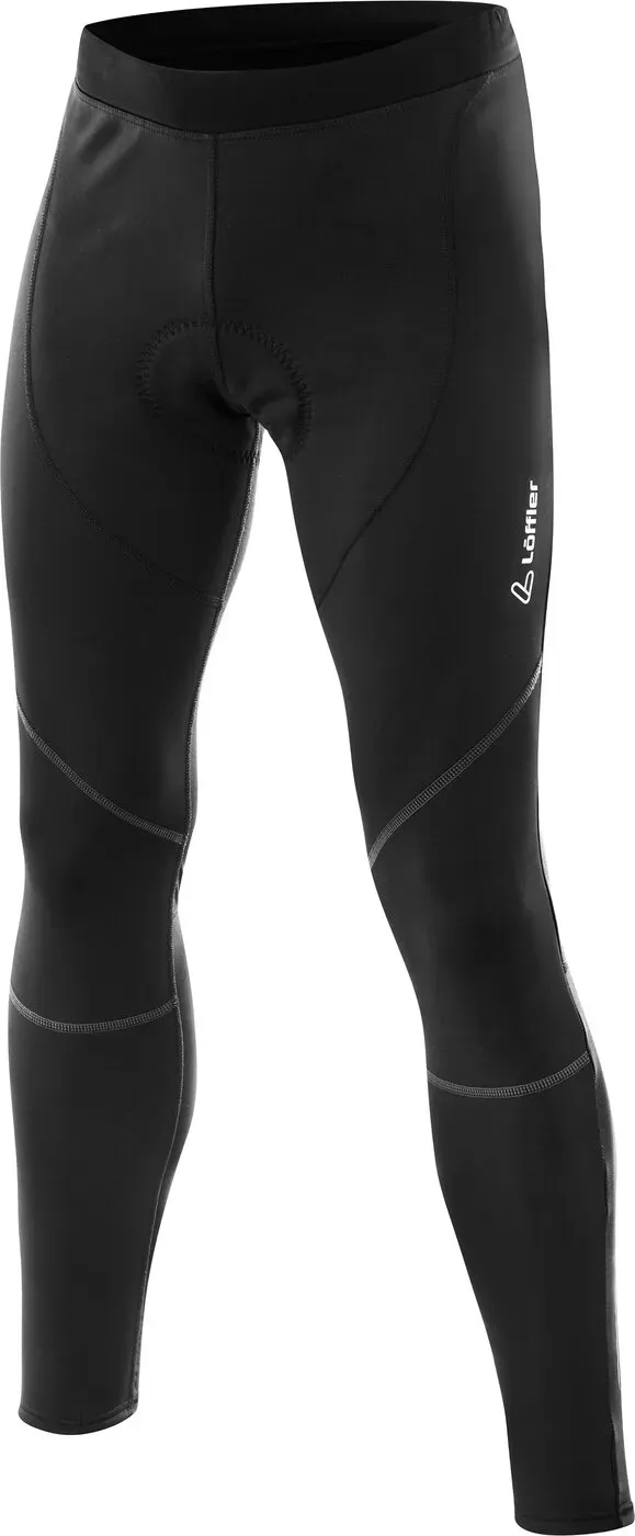 Löffler BIKE TIGHTS WS ELASTIC Lange Fahrradunterhose Herren schwarz - 54