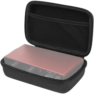 Linkidea Hartschalenkoffer für Audioschnittstelle, schützende Hartschale, Reisetasche, kompatibel mit Focusrite Scarlett 2i2 3nd Gen (Grau)