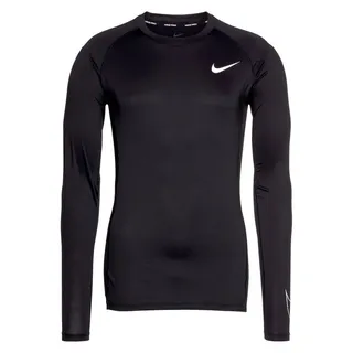 Nike Pro DRI-FIT TIGHT Fit Langarm-t-shirt - Black / White - 2XL