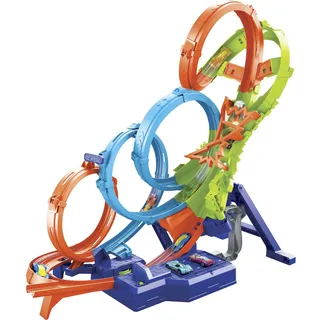 HOT WHEELS Action 4 Loopings Crash Gefahr