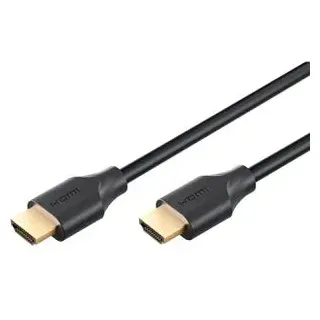 goobay Ultra96 HDMI Kabel HDMI auf HDMI 1 m Schwarz/Gold