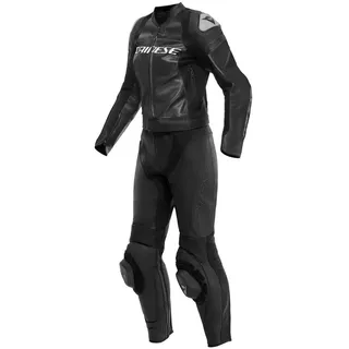 Dainese Mirage 2-tlg. schwarz/schwarz/weiß 46