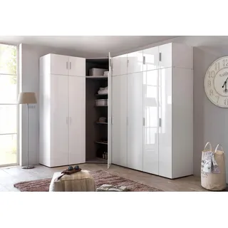 WIMEX Malta Drehtürenschrank 30 x 185 x 40 cm weiß
