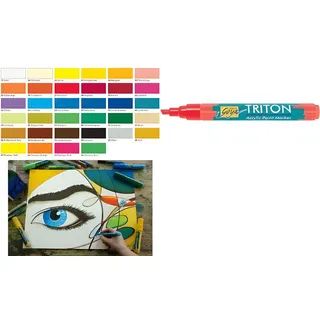 Solo Goya Kreul Triton Acrylic Paint Marker schwarz