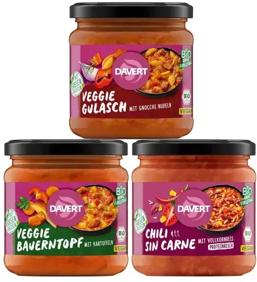 Davert Veggie Fertiggerichte (2+1 Aktion)