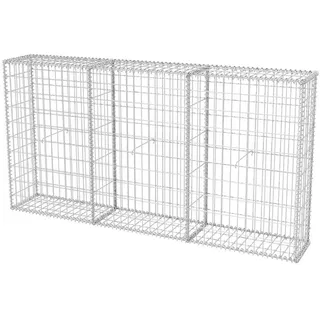 vidaXL Gabionenkorb Stahl 200×30×100 cm