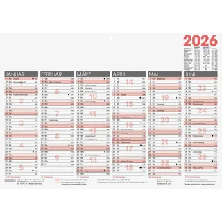 Brunnen Tafelkalender 2026