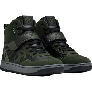 XPD Moto Pro H2out® Schuhe wasserdicht - Dunkelgrün/Schwarz / 46