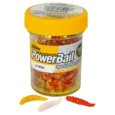 Berkley Soft Baits PowerBait Bienenmaden, gelb