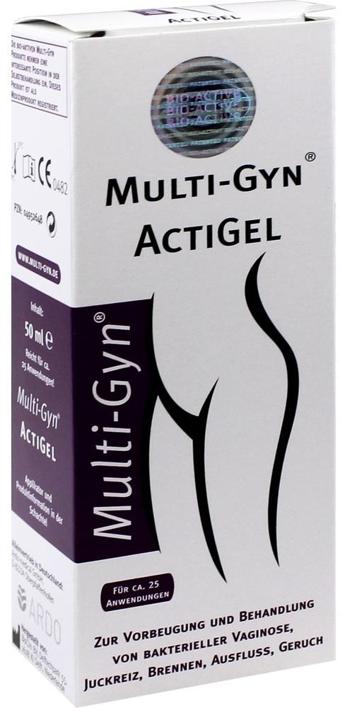 Multi-Gyn ActiGel - zur Behandlung und Vorbeugung bakterieller Vaginosen Tube mit 50 ml Gel für circa 25 Anwendungen