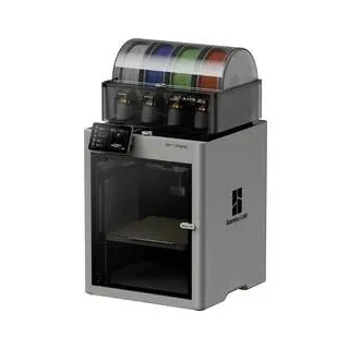 BambuLab P2S Combo 3D Drucker App-Anbindung, 12,7 cm Farb-Touchscreen, beheizbares Druckbett, inkl. Gehäuse, integrierte Kamera, KI-Unterstützung