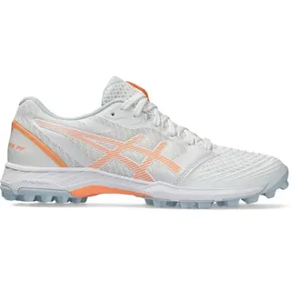 ASICS Damen Feldhockeyschuhe FIELD ULTIMATE FF 2, WHITE/BRIGHT SUNSTONE, 42