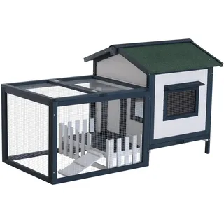 PawHut Kleintierstall 158 x 78 x 84 cm