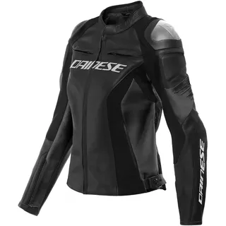 Dainese Racing 4 Damen Lederjacke - Black / Black - 50