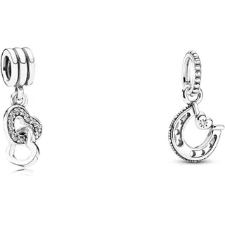 Pandora Verschlungene Herzen Silber 791242CZ