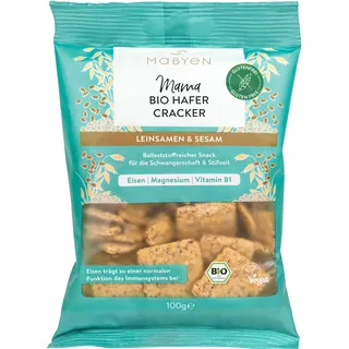 Mabyen Mama Bio Hafer Cracker Natur 5 St Set